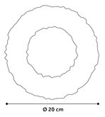 Hs Movas Geweven Ring Rood/Zwart - afbeelding 1