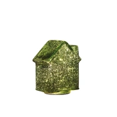 Huisje glas led 12.5x7.5 m.groen