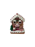 Huisje kerstman L 13 x B 10 x H 17 cm