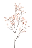 Hydrangea blossom spray x4 pink 117cm