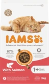 Iams cat adult salmon 3kg - afbeelding 2