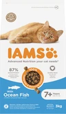 Iams cat senior ocean fish 3kg - afbeelding 2