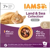 IAMS Delights Senior Land & Sea Gravy Multipack 8 x 85 gr