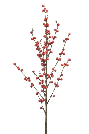 Ilex berry spray red 90cm