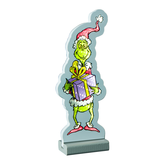 Infinity light Grinch met cadeau - H20cm