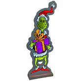 Infinity Light Grinch met cadeau - H40cm