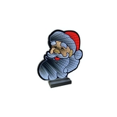 Infinity light kerstman gezicht - H 30 cm