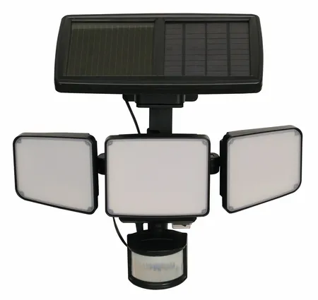 Intelligent Solar La Rioja 2500LM Triple-Head Sensor Security Light - afbeelding 1