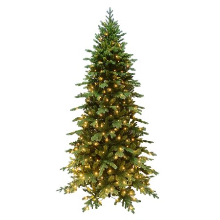 Janga SLIM LED Kunstkerstboom Groen - H 240 x D 133 cm