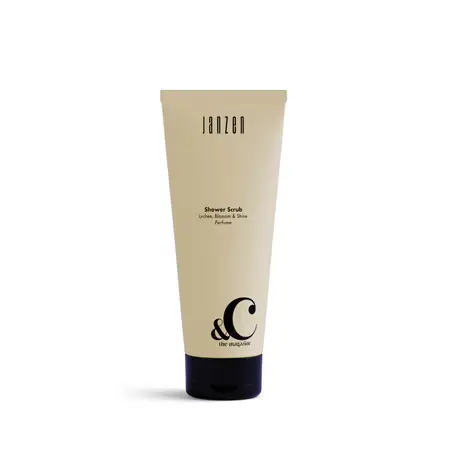 JANZEN &C Shower Scrub Lychee Blossom & Shine - 200 ml