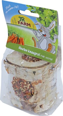 JR Farm knaagdier knaagrol hout met wortel 150 gram 05698