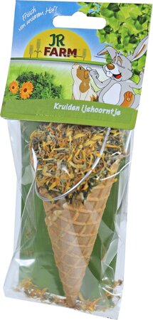 JR Farm knaagdier kruiden-ijshoorn 60 gram 10889