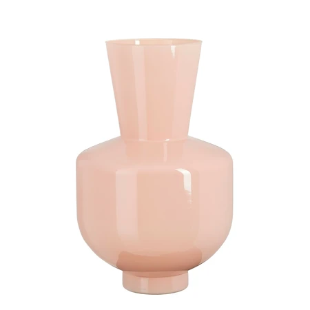 Judy vaas glas roze - h45xd28cm