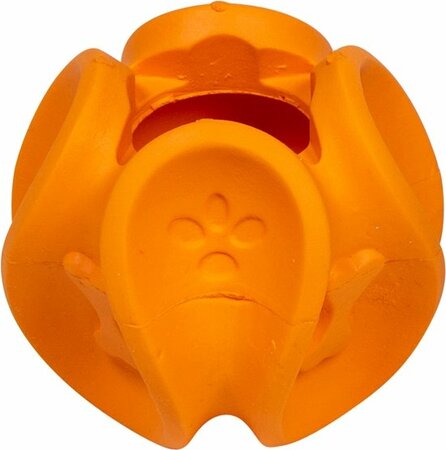 Jack And Vanilla RUBBER TOYS Traktatiespeeltje Oranje- Ø5,8cm