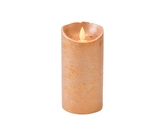 Kaars bew.vlam wax 15x7.5cm koper - afbeelding 3