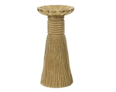 Kandelaar polyresin d10h20cm goud