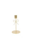 Kandelaar twist metaal - D8xH15cm Goud