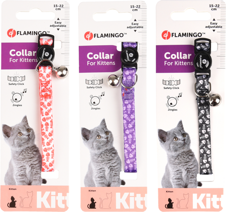Kat Halsband voor kittens Loulou Meerdere kleuren 15-22cm 10mm - afbeelding 2