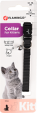 Kat Halsband voor kittens Ziggi Zwart 15-22cm 10mm - afbeelding 2