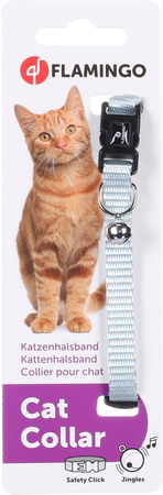 Kat Halsband Ziggi Lichtblauw 20-35cm 10mm - afbeelding 2