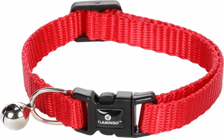 Kat Halsband Ziggi Rood 20-35cm 10mm - afbeelding 1