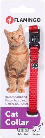 Kat Halsband Ziggi Rood 20-35cm 10mm - afbeelding 2