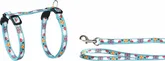 Kat Harnas met looplijn Arwen Blauw 20-35cm 25-45cm 100cm 10mm - afbeelding 1