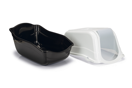 KATTENB ROMEO ZWT/WIT 57X39X41 - afbeelding 3