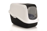KATTENBAK NESTOR ZWT/WIT 56X39X39 - afbeelding 1