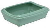 Kattenbak Pl.met rand Mint green 50cm