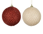 Kerstbal foam d8cm a2 - afbeelding 1