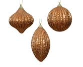 Kerstbal foam d8cm brandy a3 - afbeelding 1