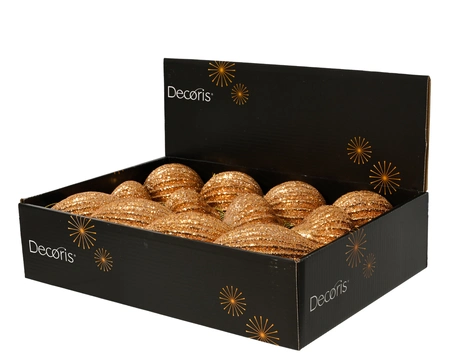 Kerstbal foam d8cm brandy a3 - afbeelding 2