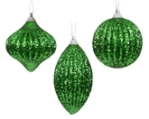 Kerstbal foam d8cm jolly groen a3 - afbeelding 1