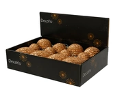 Kerstbal foam d8cm karamel bruin a3 - afbeelding 3