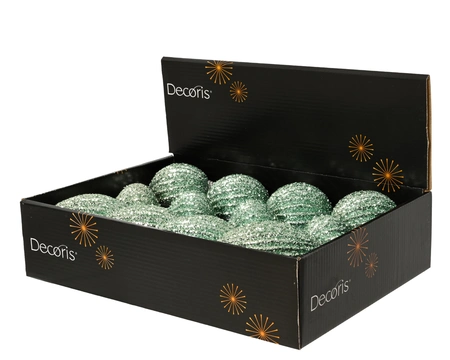 Kerstbal foam d8cm mintgroen a3 - afbeelding 2