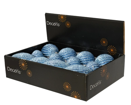 Kerstbal foam d8cm ochtend blauw a3 - afbeelding 2
