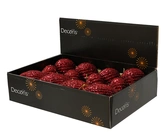 Kerstbal foam d8cm ossenbloed a3 - afbeelding 2
