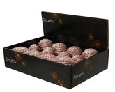 Kerstbal foam d8cm poederroze a3 - afbeelding 2