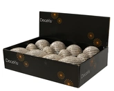 Kerstbal foam d8cm Smokey parel a3 - afbeelding 3