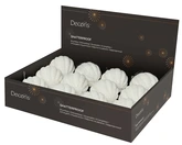 kerstbal foam d8cm winterwit - afbeelding 2