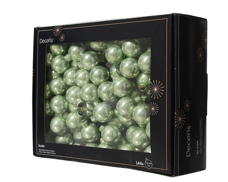 kerstbal glas d2.5cm grn 144st - afbeelding 1