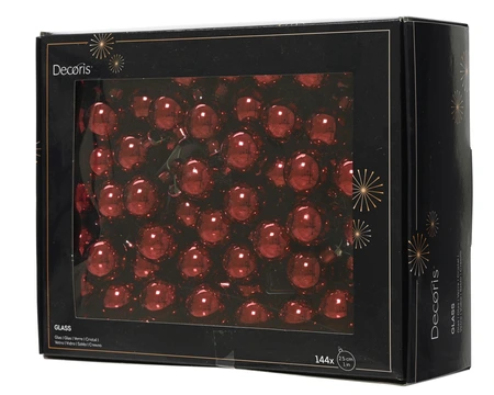 Kerstbal glas d2.5cm ossnbld 12st - afbeelding 1