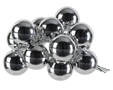 Kerstbal glas d2.5cm zilver 144st - afbeelding 3