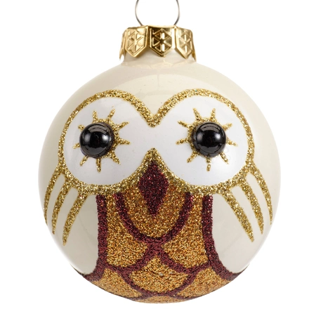 Kerstbal glas d6cm a3 - afbeelding 3
