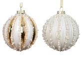 Kerstbal glas d8cm a2 - afbeelding 2