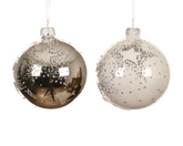 Kerstbal glas d8cm a2