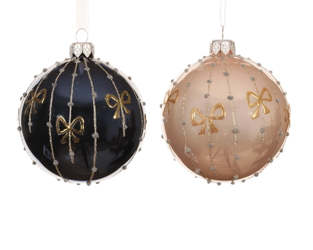 Kerstbal glas d8cm a2