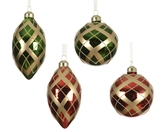 Kerstbal glas d8cm a2 - afbeelding 1