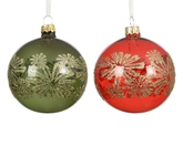 Kerstbal glas d8cm a2
